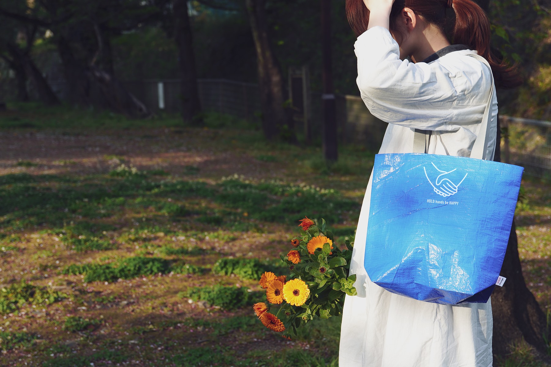 hands be × BLUE SEED BAG®